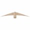 Ekena Millwork Bellingham Smooth Timber Gable Bracket, Douglas Fir, 60"W x 10"H x 1 1/2"D x 5 1/2"F, 4/12 Pitch GBW060X10X0206BEL00SDF - alternate 1